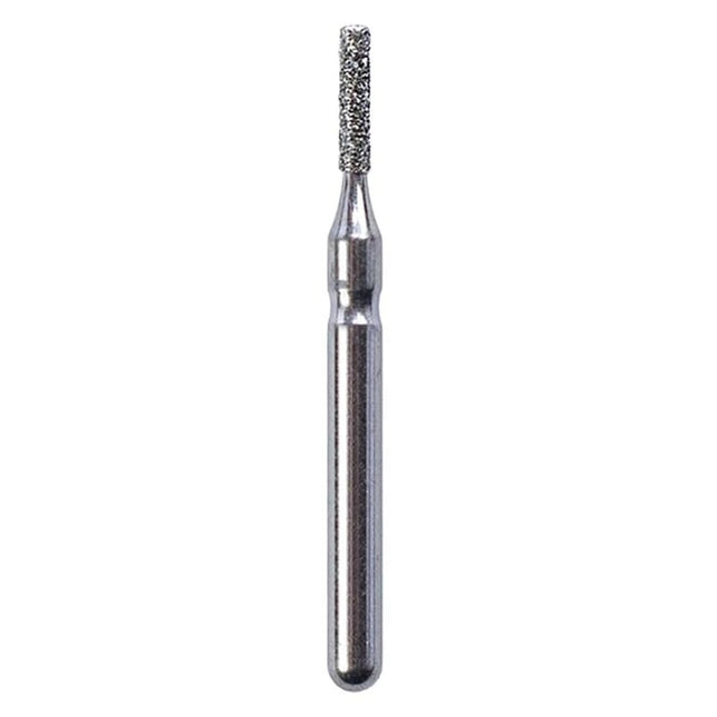 Defend FG #835.010 Medium Flat End Cylinder Diamond Bur, 5/Pk