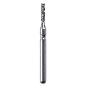 Defend FG #835.010 Medium Flat End Cylinder Diamond Bur, 5/Pk