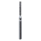 Defend FG #837.012 Medium Flat End Cylinder Diamond Bur, 5/Pk