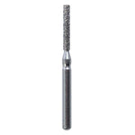 Defend FG #837.012 Medium Flat End Cylinder Diamond Bur, 5/Pk