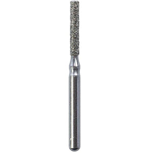 Defend FG #837.014 Medium Flat End Cylinder Diamond Bur, 5/Pk