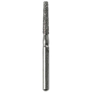 Defend FG #847.016 Medium Flat End Taper Diamond Bur, 5/Pk