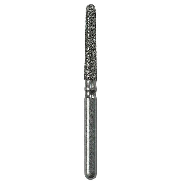 Defend FG #850.018 Medium Round End Taper Diamond Bur, 5/Pk