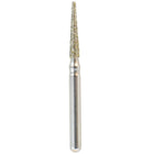 Defend FG #858.016 Medium Needle Shaped Diamond Bur, 5/Pk