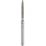 Defend FG #863.012 Medium Flame Shaped Diamond Bur, 5/Pk