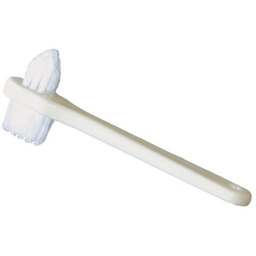 DawnMist Denture Toothbrush, Two Sided with Large/Small Brush Heads, Case of 144