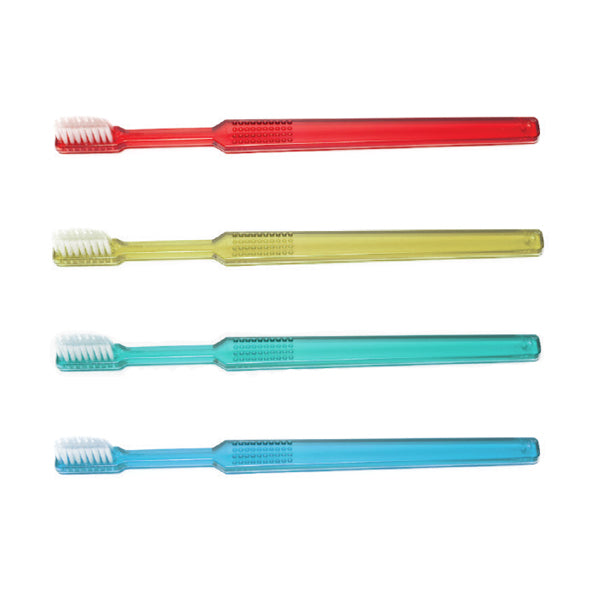 Quala | Pre-Pasted Disposable Toothbrush, 39 Tufts, Four Color Assortment | Q10917