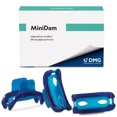 MiniDam Silicone Gingival Protection, box of 20. Practical silicone shield