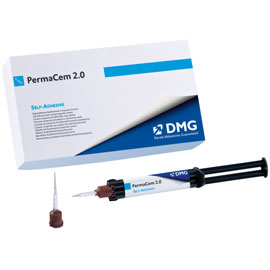 PermaCem 2.0 Luting Cement - Transparent Shade. 1 - 9 gm Smartmix Syringe, 15