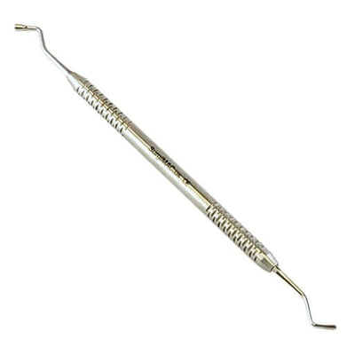 SurgiMac #1/2 Serrated Plugger, Black, Double-Ended, 1.5mm/ 2.5mm, Stainless Steel, Slim Series, 1/Pk