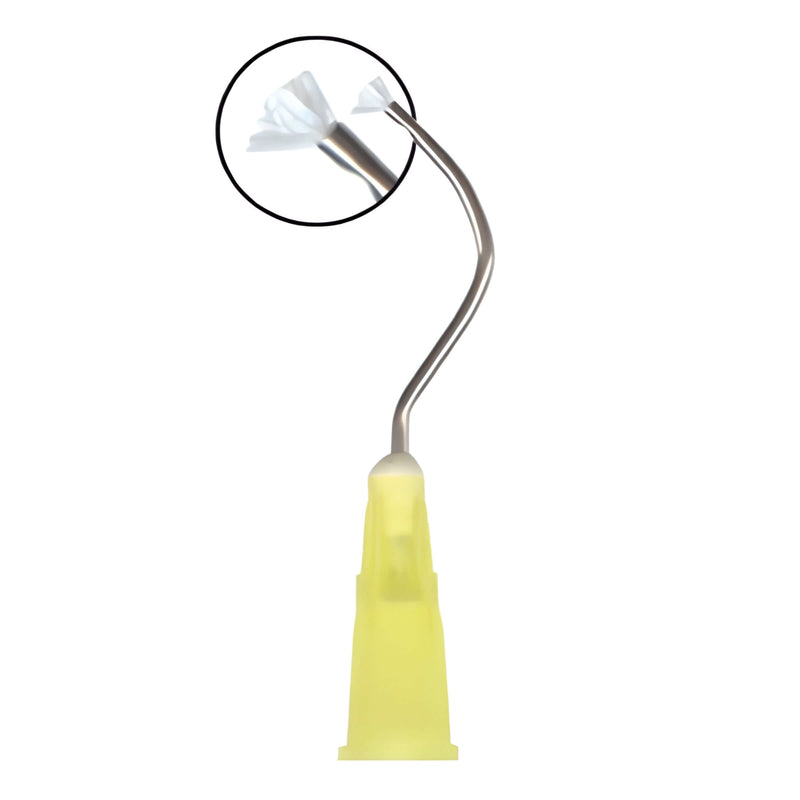 Prebent Yellow Brush Tip | SurgiMac Dental Supply