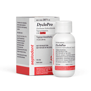 Septodont DycloPro Dyclonine Hydrochloride Topical Solution, 1 fl oz jar 99510