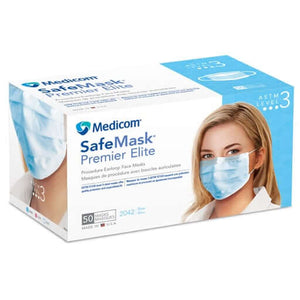 Earloop Mask, Astm Level 3, 50/Bx, 10 Bx/Cs 2042-BX
