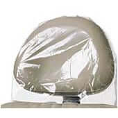 House Brand 9.5" X 14.5" Clear Plastic Headrest Cover, Box Of 250 Covers | SurgiMac Dental Supply