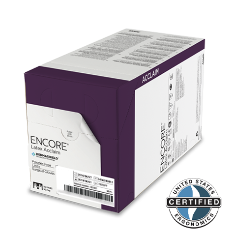 Encore Acclaim Powder Free Latex Surgical Gloves | 5795000-5.5-50prbx | Ansell | SurgiMac