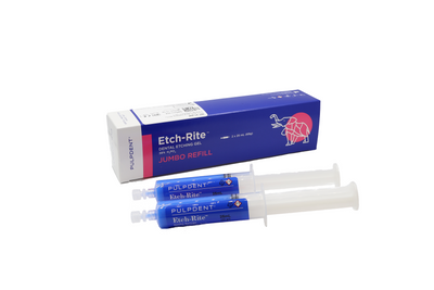 Etch-Rite Jumbo Syringe Refill - 38% Phosphoric Acid Etching Gel: 2 - 25 mL