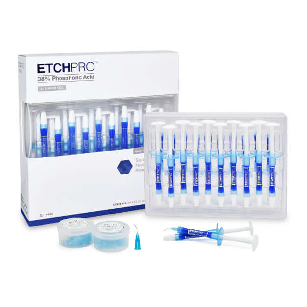 EtchPro 38% Phosphoric Acid Etching Gel Syringe 1.2 mL 4/pk & 20/pk. | SurgiMac Dental Supply