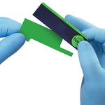 Flow Dental Exposure Flow Articulating Films, Blue, Box of 200. Built-in handle eliminates