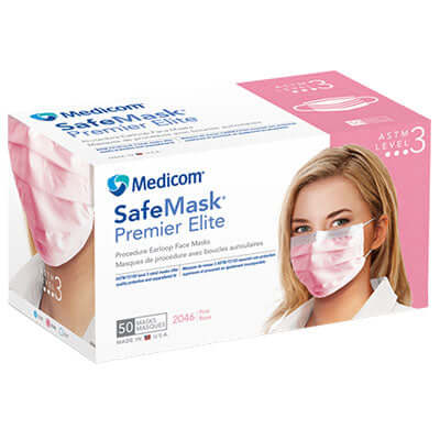 Earloop Mask, Astm Level 3, 50/Bx, 10 Bx/Cs 2046-Bx