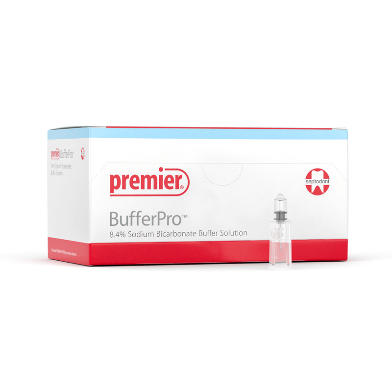 BufferPro 8.4% Sodium Bicarbonate Buffer Solution, 25 capsules/Box | SurgiMac Dental Supply
