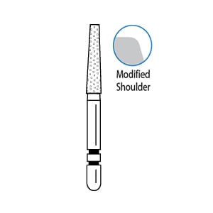 Two Striper ShortCut SS #703.8 Coarse grit KR taper modified shoulder diamond
