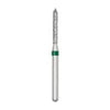 Two Striper FG #250.8 Coarse Diamond Bur, Bevel-End Cylinder. Pack of 5