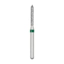 Two Striper FG #250.8 Coarse Diamond Bur, Bevel-End Cylinder. Pack of 5