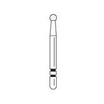 Two Striper FG L120 Long Shank diamond bur, round, coarse grit, 5/pack