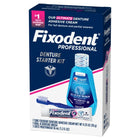 Procter & Gamble | Fixodent Professional Denture Starter Kit. Contains; Fixodent Prof. Denture Adhesive (0.35oz); Oral-B Denture Brush; Crest Pro-Health Multi-Protection Clean Mint Mouthwash (36ml); Patient Brochure with High-Value Coupons. 24/cs | 807194