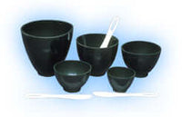 Flexibole extra large green mixing bowl: 5" diameter x 4.50" height, 850 cc | SurgiMac Dental Supply