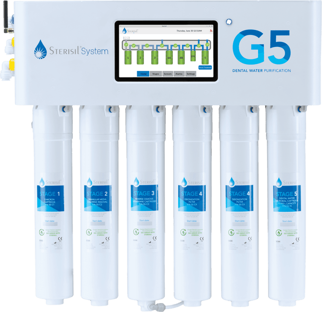 Sterisil System G5 - Intelligent Autoclave and Dental Water Purification System Class A UV bulb - 1,000L Capacity | SurgiMac Dental Supply