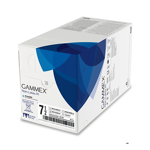 Novaplus Gloves, Gammex PI Gloves, Polyisoprene, Powder-Free, White, Non-Latex V20685755-1