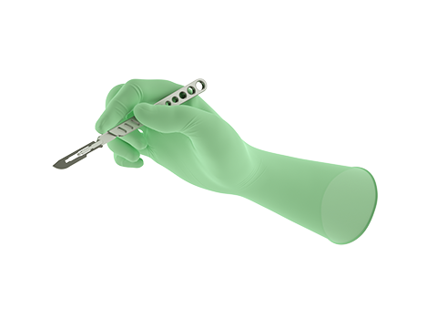 Novaplus Gloves, Gammex PI Green Glove, Polyisoprene, Non-Latex V20685255-1