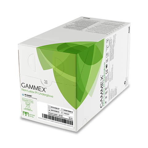 Gammex Non Latex Pi Micro Green Surgical Gloves | 20687255-5.5-50prbx | Ansell | SurgiMac