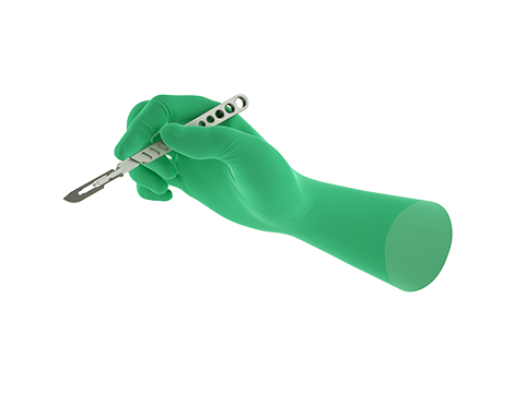 Novaplus Glove, Gammex Derma Prene Glove, Polyisoprene, Non-Latex V8511-1