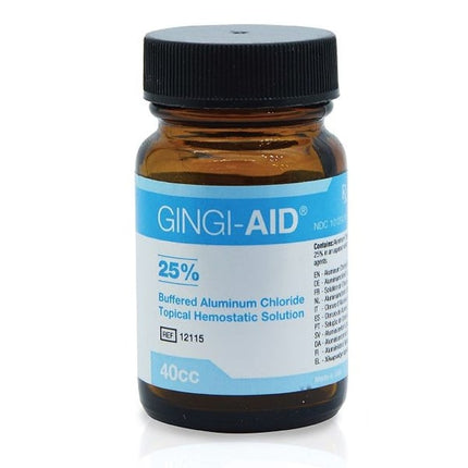 Gingi-Aid 25% Buffered Aluminum Chloride Topical Hemostatic Solution 40cc