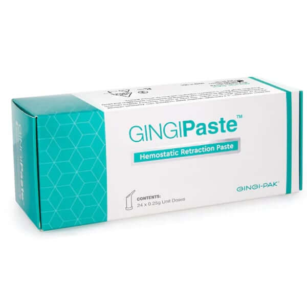 GINGIPaste Hemostatic Retraction Paste Unit Dose, 0.25 gm 24-Pack | SurgiMac Dental Supply