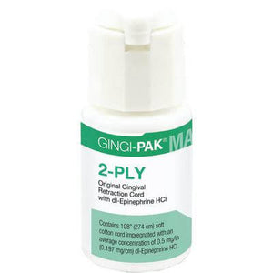 Gingi-Pak MAX Original Gingi-Pak MAX Retraction Cord - Original 2-Ply | SurgiMac Dental Supply