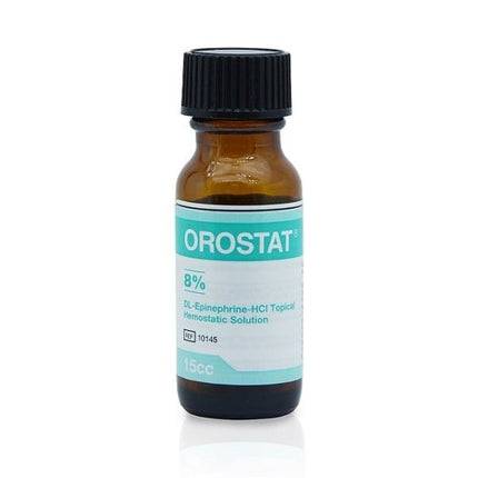 Orostat 8% dl-Epinephrine HCl Topical Hemostatic Solution 15cc