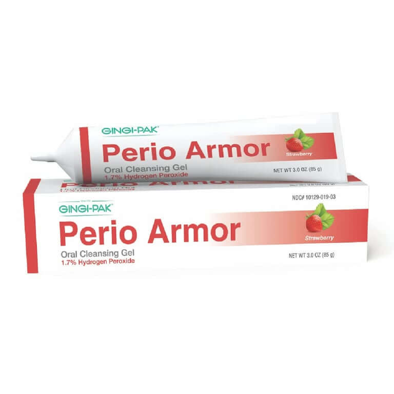 Perio Armor Oral Cleansing Gel, 1.7% Hydrogen Peroxide | SurgiMac Dental Supply