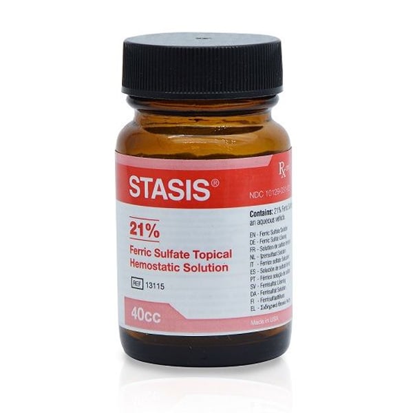 STASIS 21% Ferric Sulfate Topical Hemostatic Solution, 40cc