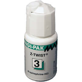 Z-Twist Weave Retraction Cords - #3 (Thick) with Epinephrine, 100% Cotton, 108" | SurgiMac Dental Supply
