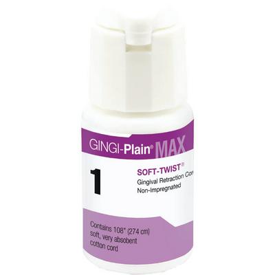 Gingi-Plain Max Soft Twist Gingival Retraction Cord Non-Impregnated #1