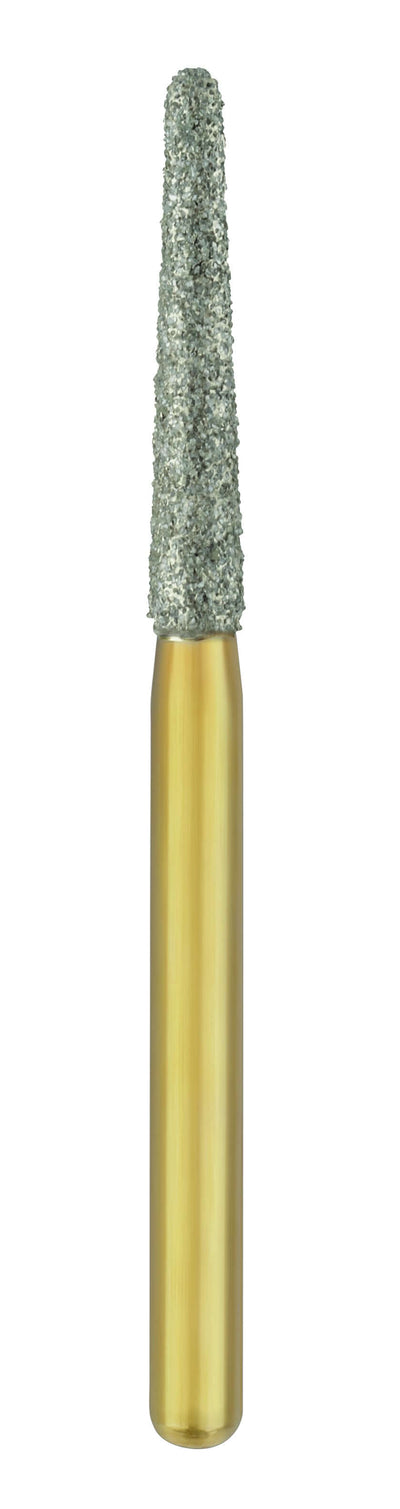 Great White Z FG #850-018 Medium Round End Taper Zirconia Bur 5/Pack