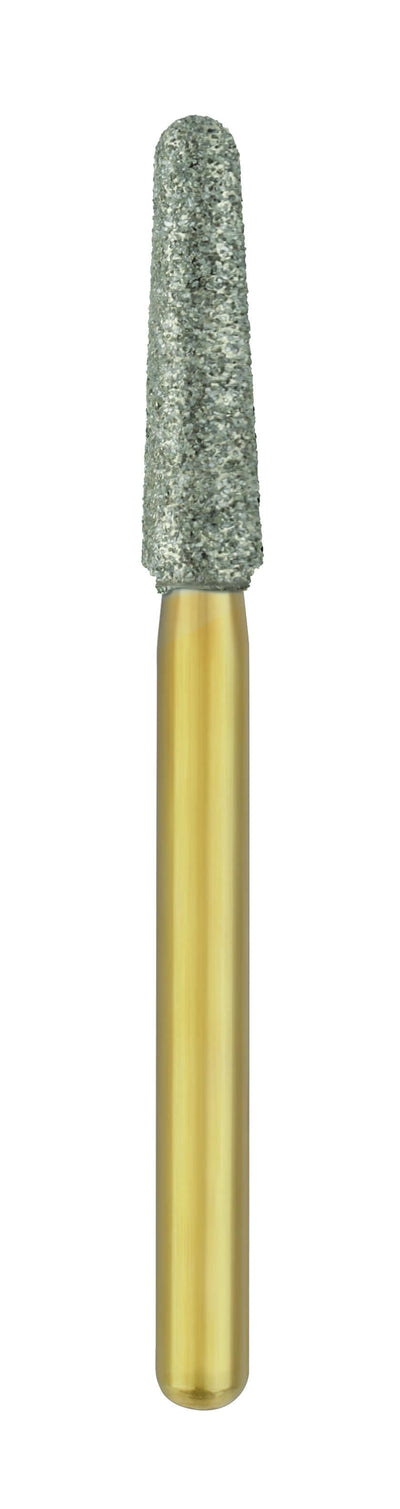 Great White Z FG #856-021 Medium, Round End Taper Zirconia Bur 5/Pack