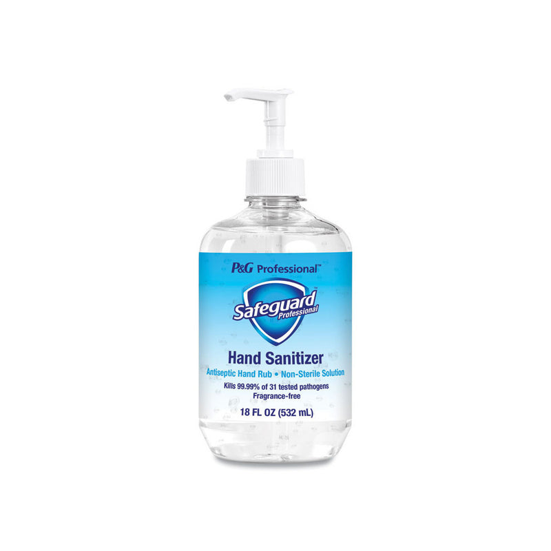 Safeguard Professional Hand Sanitizer, Gel, 18oz, 69% Ethanol, 12/cs 3700085793