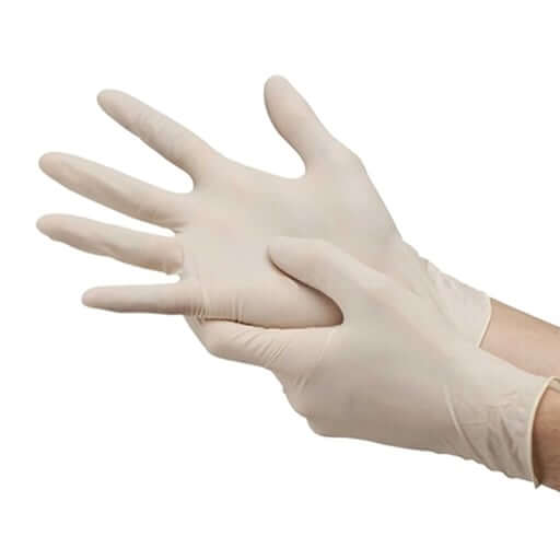 House Brand Powder-Free Latex Gloves, Non-Sterile, X-Small, 100/Bx | SurgiMac Dental Supply