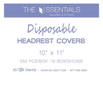3D - Headrest Covers Biodegradable | SurgiMac Dental Supply