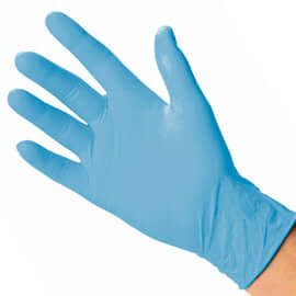 House Brand Powder-Free Nitrile Gloves, Non-Sterile, X-Small, 100/Bx | SurgiMac Dental Supply