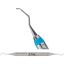 Hu-Friedy #13/14 double end Columbia curette with #6 Satin Steel Handle | SurgiMac Dental Supply